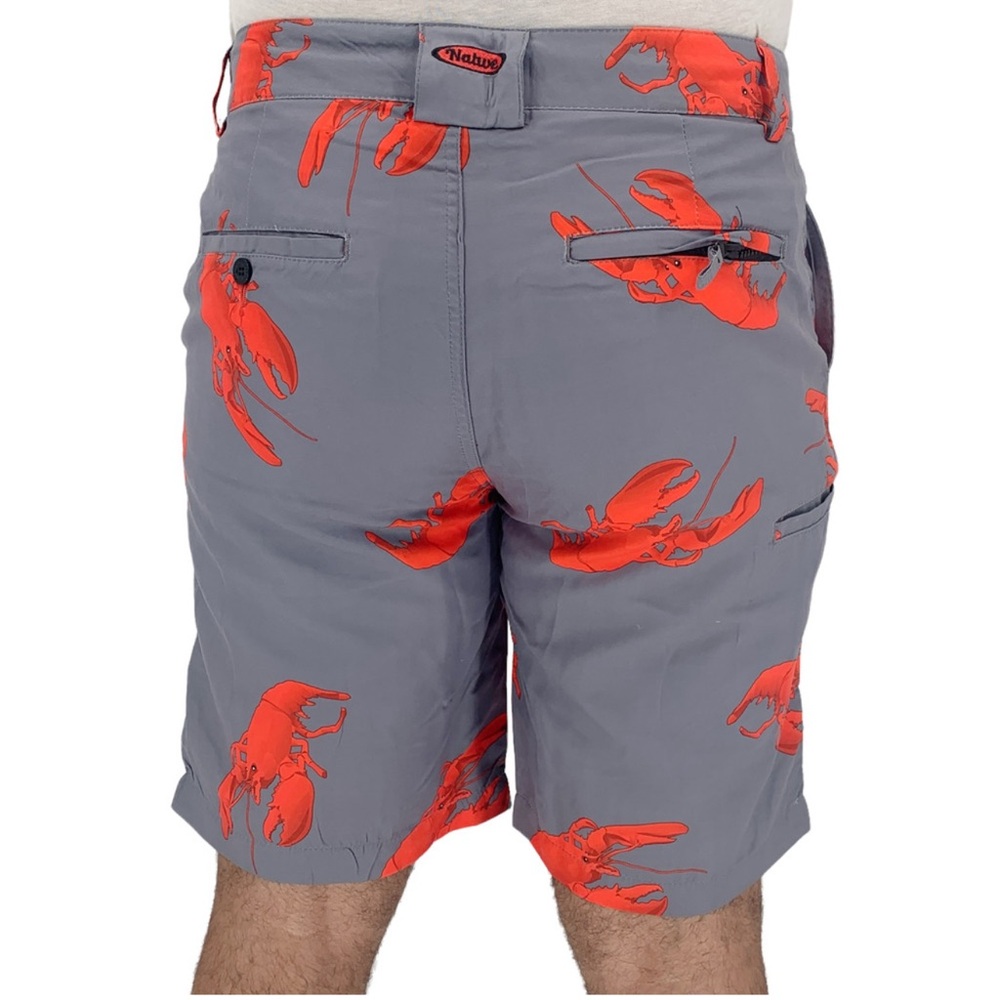 NATIVE OUTFITTERS Passport Shorts Size 30 NEW $68 Rock Lobster Red Water Boating